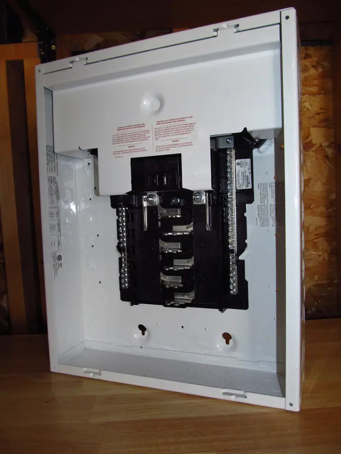 North American residential electrical breaker panel